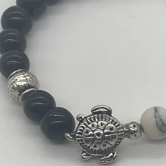 🐢 Natural Stone Turtle Bracelet 🌴 - Picture 6 of 6